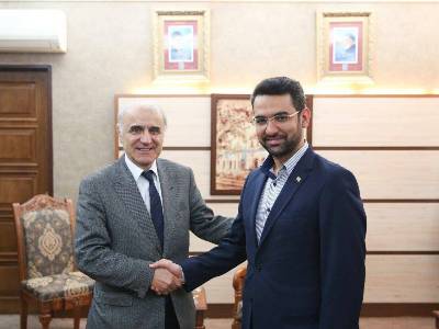 Armenia ambassador, Iran minister discuss further cooperation in IT, telecommunication