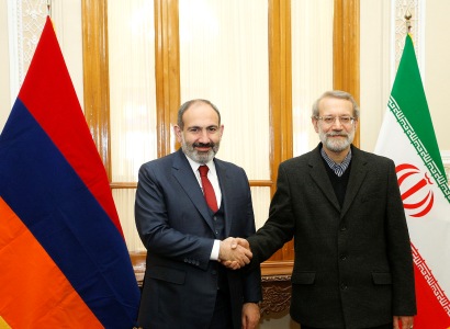 Nikol Pashinyan meets Iran’s Parliament Speaker Ali Larijani
