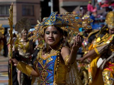 Thousands take to streets to celebrate Bolivia’s Carnival