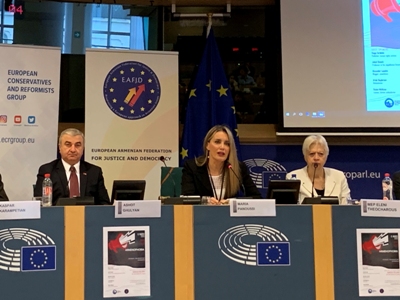 Հայատյացության քաղաքականությունը Ադրբեջանում նոր չէ. Աշոտ Ղուլյանը՝ Եվրոպական խորհրդարանում