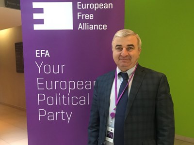 Artsakh Parliament speaker takes part in General Assembly of European Free Alliance Party