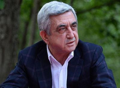 Former Armenia President Serzh Sargsyan is still in Artsakh