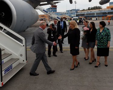 Prince Charles arrives in Cuba for historic visit