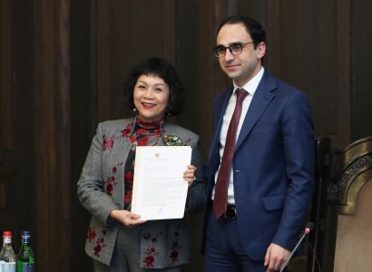 Տիգրան Ավինյանն ընդունել է Տեղեկատվական տեխնոլոգիաների և ծառայությունների համաշխարհային դաշինքի նախագահին