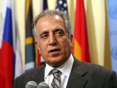 US special envoy discusses "progress in intra-Afghan dialogue" with Afghan authorities