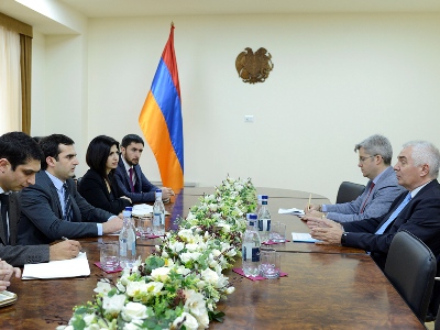 Armenia Transport, Communication and IT Minister meets with EU ambassador