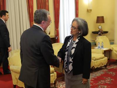 Armenia FM on official visit to Addis Ababa, meets with Ethiopian president