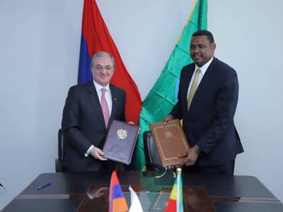 Armenia FM and Ethiopia State FM discuss prospects for cooperation