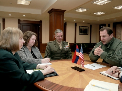 Armenian Defense Minister receives US Ambassador