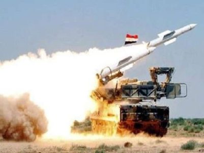 Syria air defense downs Israel missiles