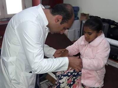 Locals of different nationalities apply to Armenian doctors carrying humanitarian mission in Syria