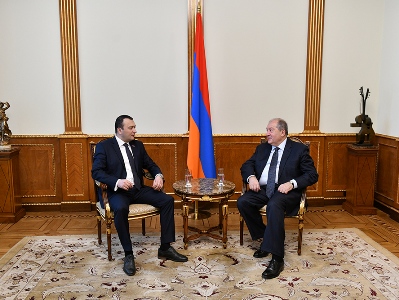 Armenian President meets with Prosperous Armenia party’s deputy chair
