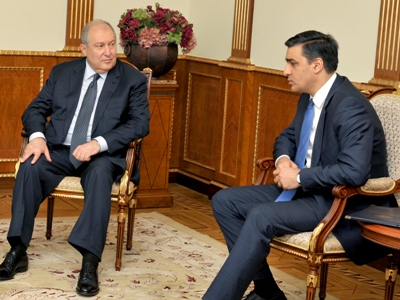 Armenian President meets Ombudsman Arman Tatoyan