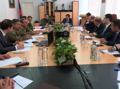 ՊԲ շտաբում տեղի են ունեցել հավաք-պարապմունքներ ՀՀ կառավարական պատվիրակության մասնակցությամբ (ֆոտո)