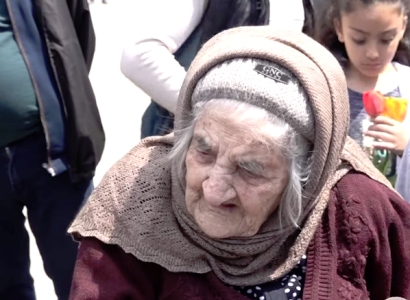 108-year-old Armenian Genocide survivor visits Armenian Genocide Memorial in Yerevan