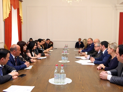 Members of Armenian parliamentary committee meet with Czech delegation