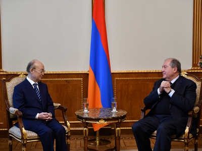Armenian President receives IAEA Director General