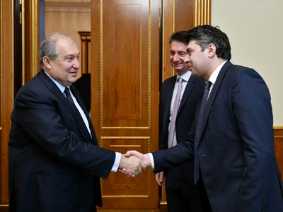 Արմեն Սարգսյանն ընդունել է «Վերադարձ Հայաստան» հիմնադրամի համահիմնադիրներին