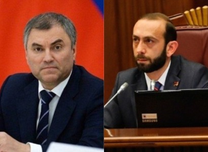 Russian State Duma speaker to meet with Armenian Parliament speaker