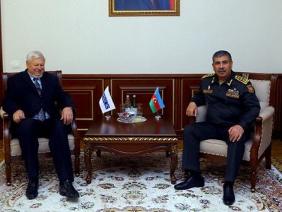 OSCE envoy, Azerbaijan MOD discuss situation at Karabakh conflict zone