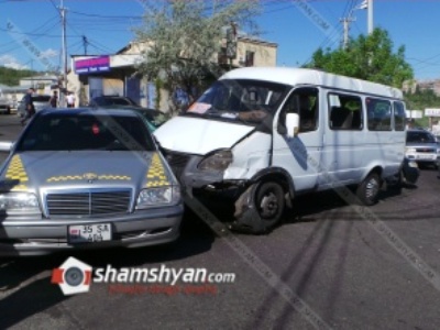 One injured in Yerevan road accident