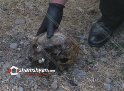 Human skull found in stream in Armenia's Ayntap village