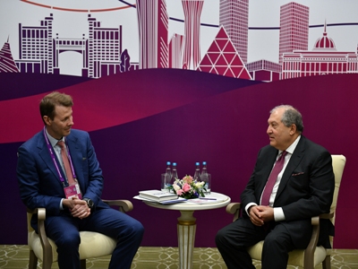 Հայաստանի ապագան սերտորեն կապված է նոր տեխնոլոգիաների հետ. ՀՀ նախագահը՝ Nokia-ի տնօրենների խորհրդի նախագահին