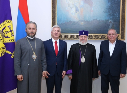 Գարեգին Բ-ն հյուրընկալել է «Եկեղեցիների համատեղ գործողություն» դաշինքի գլխավոր քարտուղարին