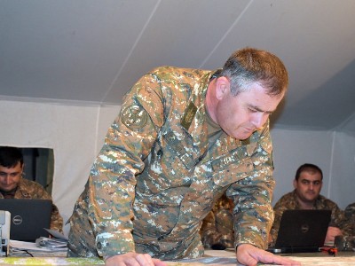Armenia army concludes command staff military exercises