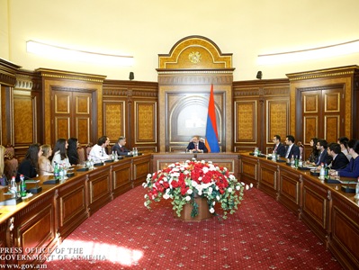 Վարչապետն ընդունել է Հարվարդի համալսարանի Քենեդիի անվան կառավարման դպրոցի ուսանողներին