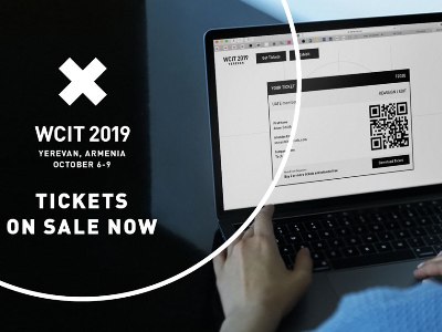 Մեկնարկել է «WCIT 2019»-ի տոմսերի վաճառքը․ դրանք կարելի է ձեռք բերել միայն առցանց