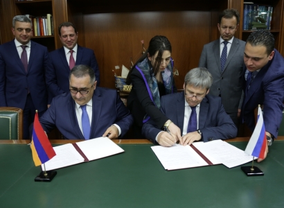 Russia, Armenia defense ministries' companies sign Memorandum of Cooperation
