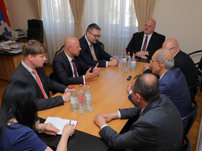 Alternative for Germany Party members' meetings in Karabakh Parliament