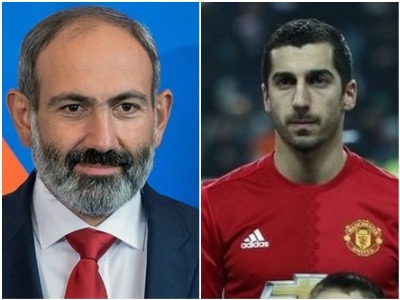 Armenia PM has phone conversation with Henrikh Mkhitaryan