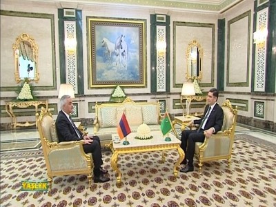 Встреча Григорян-Бердымухамедов: Товарооборот между Арменией и Туркменистаном удвоился
