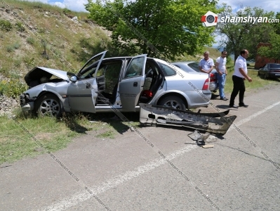 Խոշոր վթար Գառնի-Գեղարդի ճանապարհին. բախվել են Mercedes-ն ու Opel-ը. կա 4 վիրավոր (ֆոտո)