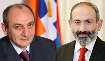 Bako Sahakyan extends birthday congratulations to Nikol Pashinyan