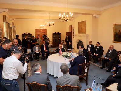 Armenia, Greece and Cyprus FMs meet in Nicosia