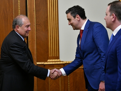 Armenia President receives members of One Armenia political party