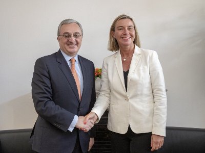 EU foreign policy chief, Armenian FM meet in Brussels