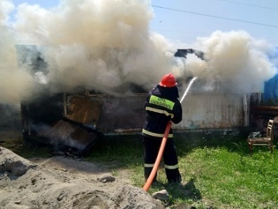 Տաշիրում հյուրանոցային համալիրի տարածքում վագոն-տնակ է այրվել (ֆոտո)
