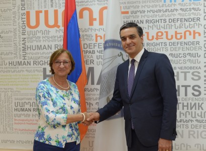 Armenia Ombudsman receives CoE Deputy Secretary General