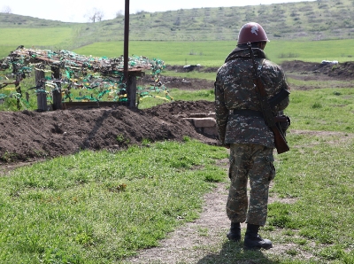 Soldier killed in Karabakh road accident