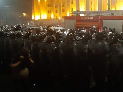 Georgian president, parliament speaker interrupt visits because of Tbilisi events