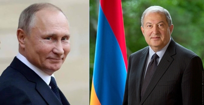 Putin congratulates Armenia president