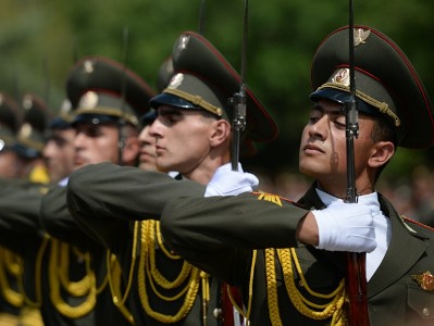 Armenian army's honor guard company to participate in military parade in Minsk
