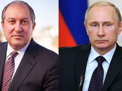 Armenia President conveys telegram of condolence to Russian counterpart
