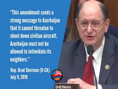 US House Rules Committee votes to allow vote on Sherman amendment countering Azerbaijani threat to civilian aircraft
