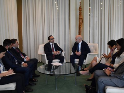 Armenia Deputy PM meets UN secretary-general's special representative on disaster risk reduction