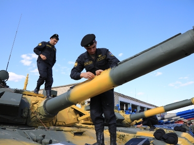 Armenia Armed Forces compete in Tank Biathlon in Moscow